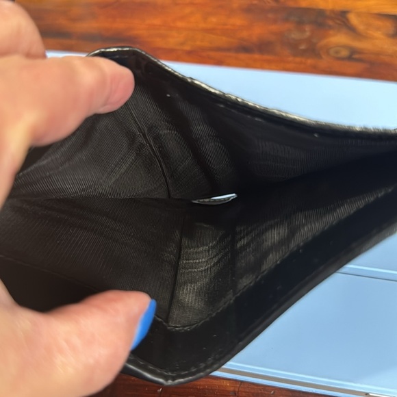 Salvatore Ferragamo Black Wallet with Gold Hardware - Picture 3 of 16